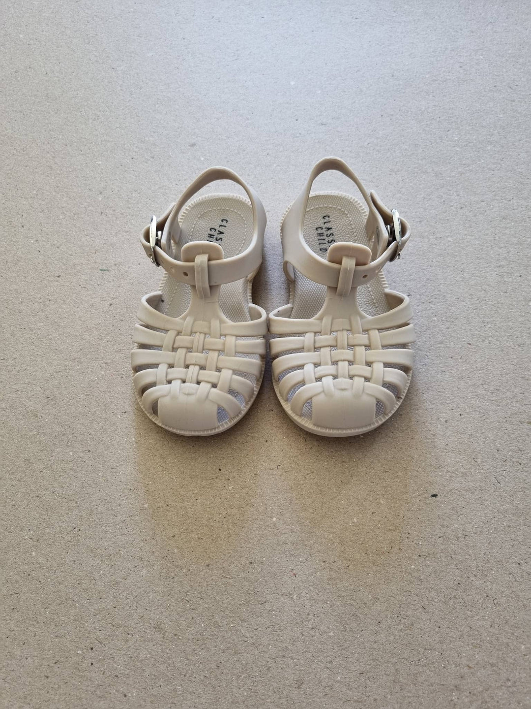 NEW!!  Jelly Shoes Beige