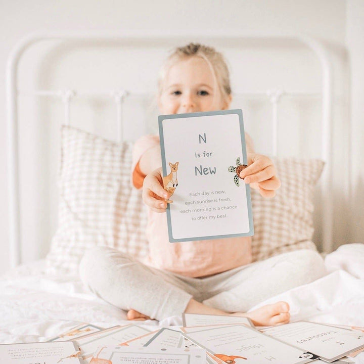 A–Z Mindfulness Affirmation Cards for Kids
