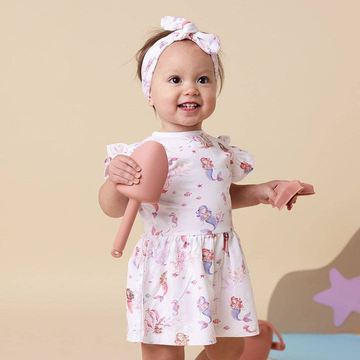 Mermaid Short Sleeve Organic Dress