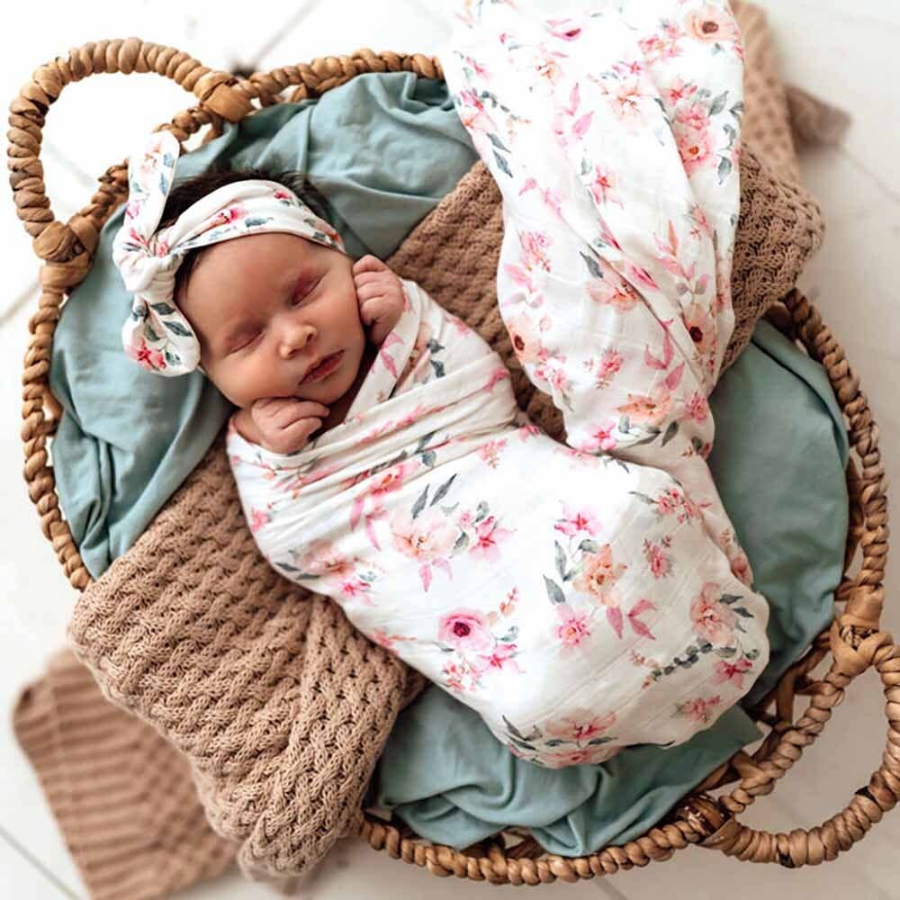 Organic Muslin Wrap - Camille Organic Muslin Wrap - Camille