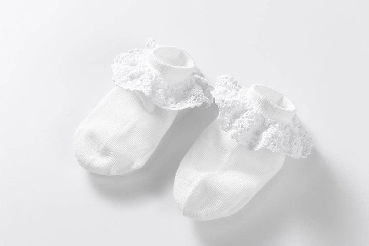AMELIA - Socks with high quality lace (hand stitched)