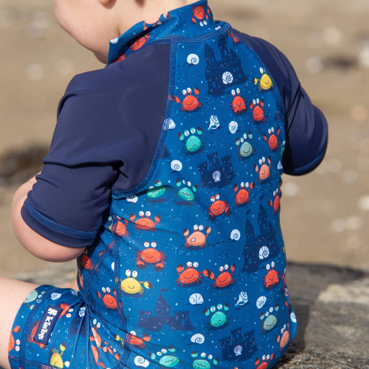 NEW! All-In-One Snap Sunsuit | Comic Crabs