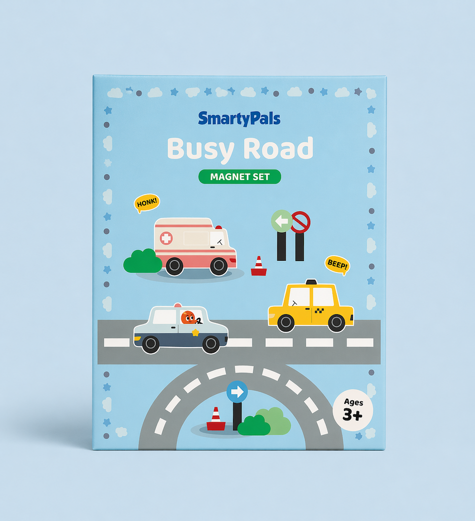 Busy Road Magnet Set