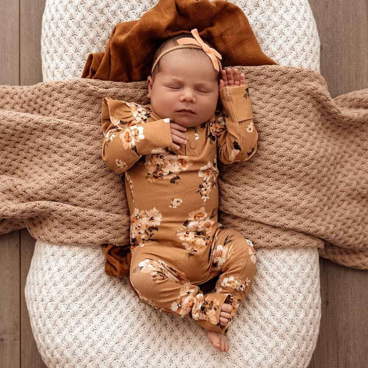 Golden Flower Organic Cotton Growsuit