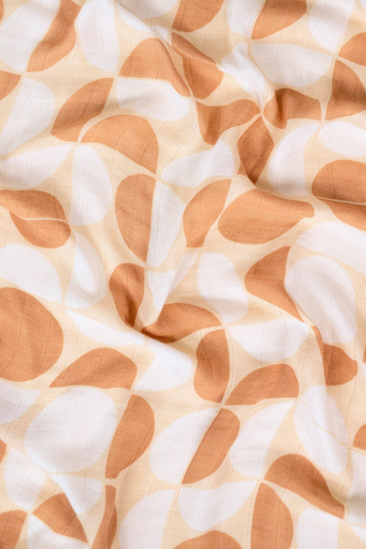Organic Muslin Swaddle - Pebble
