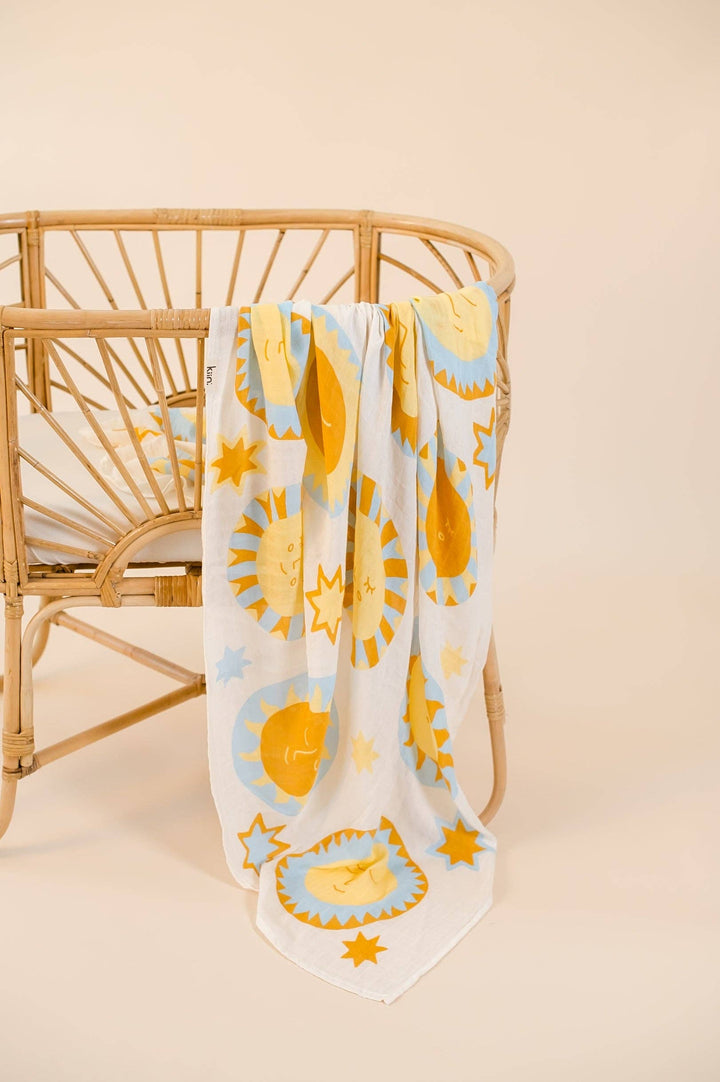 Organic Muslin Swaddle - Sunny Day (Limited Edition)