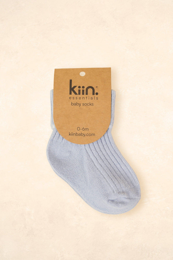 Cotton Ribbed Baby Socks