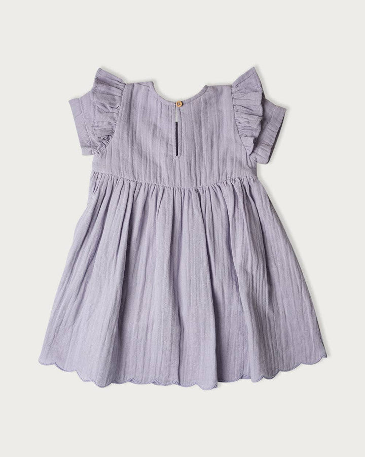 Muslin Charlotte Dress Short Sleeve - Mixed Berry