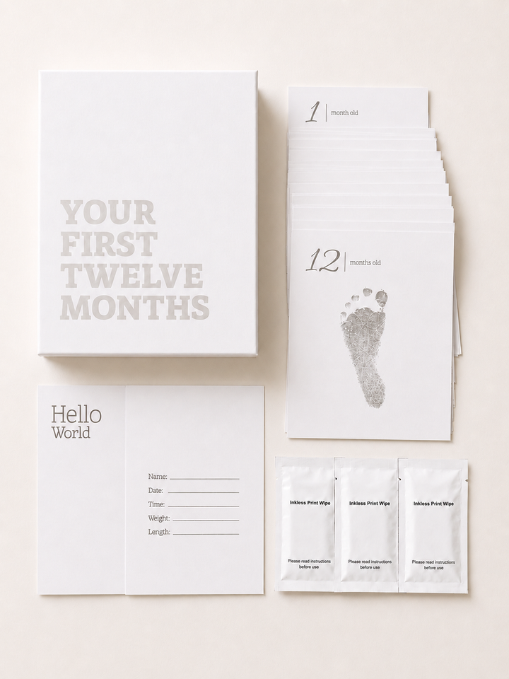 Inkless Print Milestone Cards