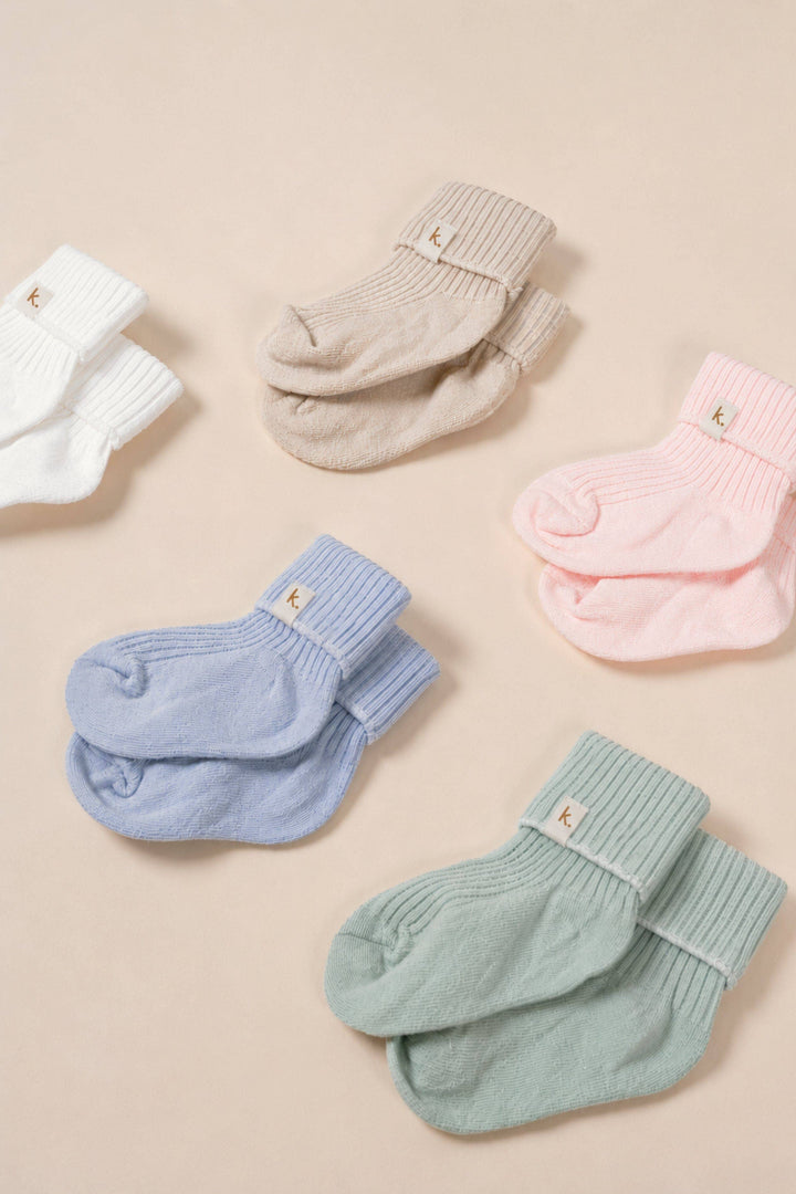 Cotton Ribbed Baby Socks