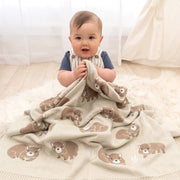 Australiana Baby Blanket - Wombat/Natural