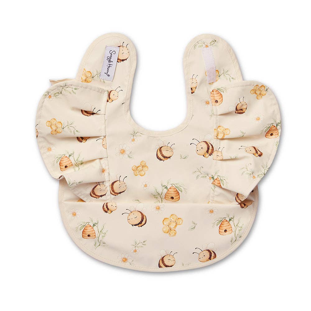 Bumblebees Frill Snuggle Bib