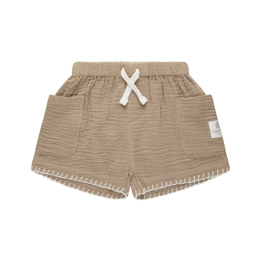 Baby & Toddler Woven Short - Mocha colour
