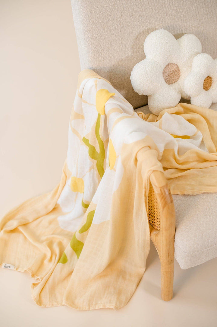 Organic Muslin Swaddle - Fleur (Limited Edition)