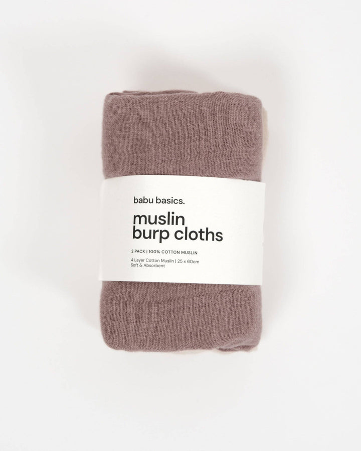 Muslin Burp Cloth Set (2 pack)
