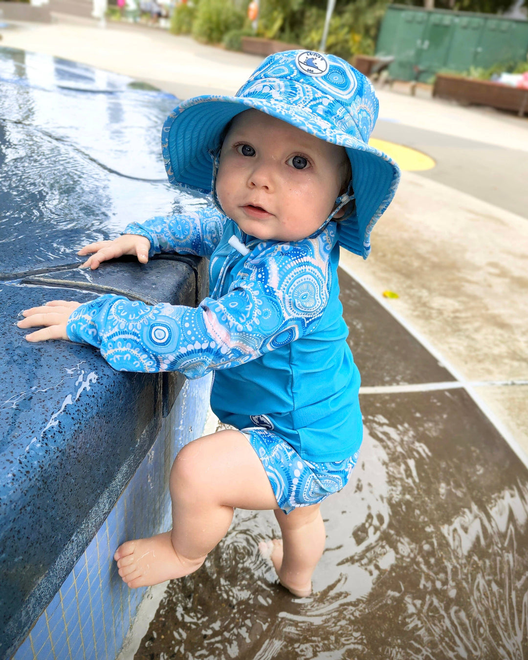 REVERSIBLE SWIM HAT ~ CALLED HOME TO THE OCEAN