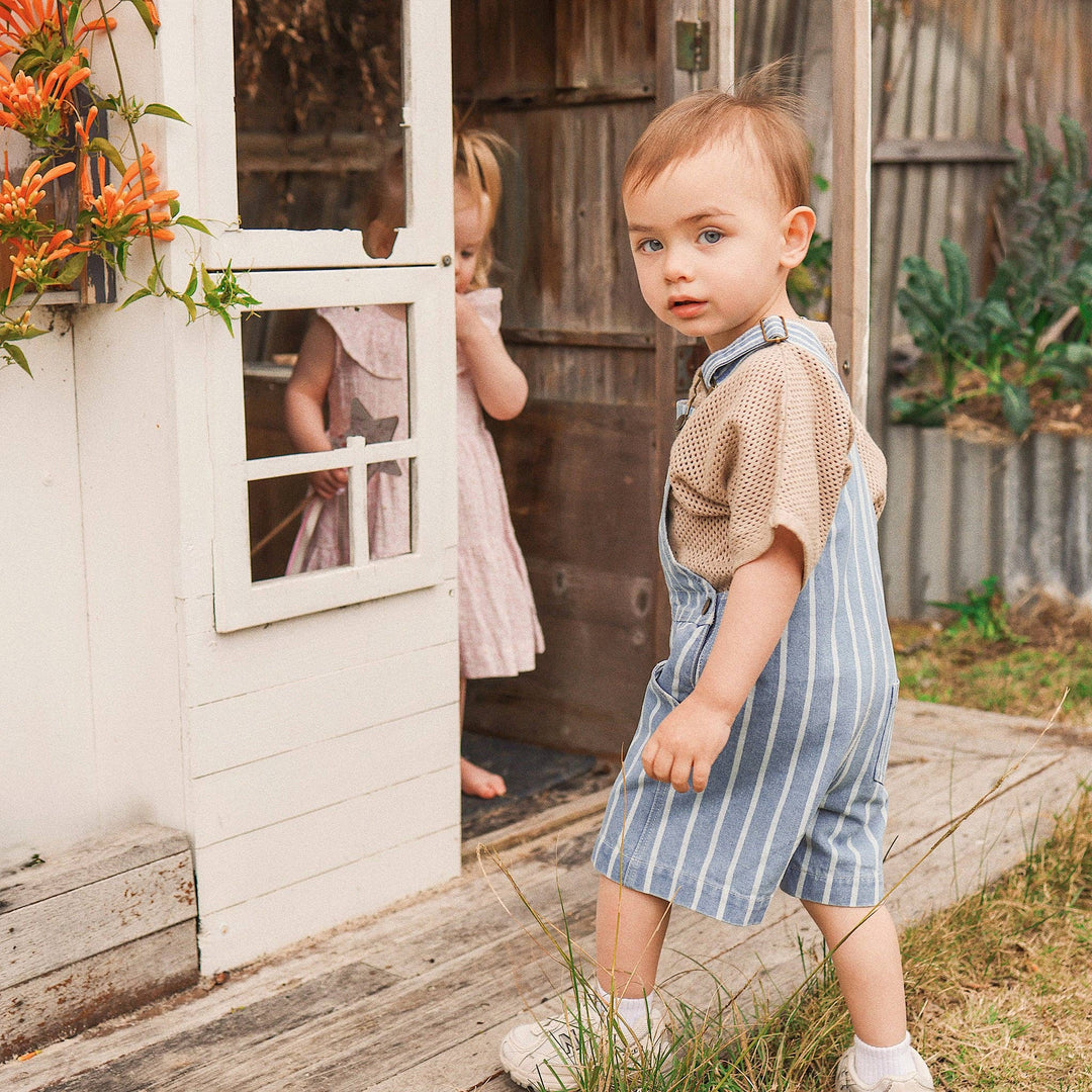 Woven Overall - Washed Denim