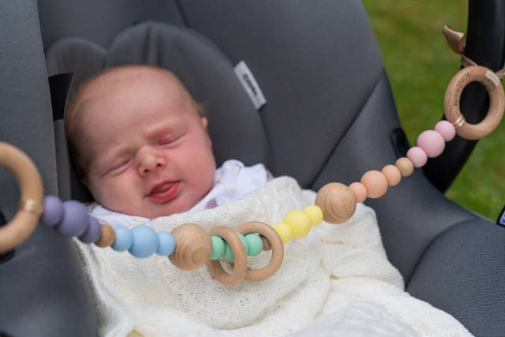 Harlow Pram Garland (tri-colour)