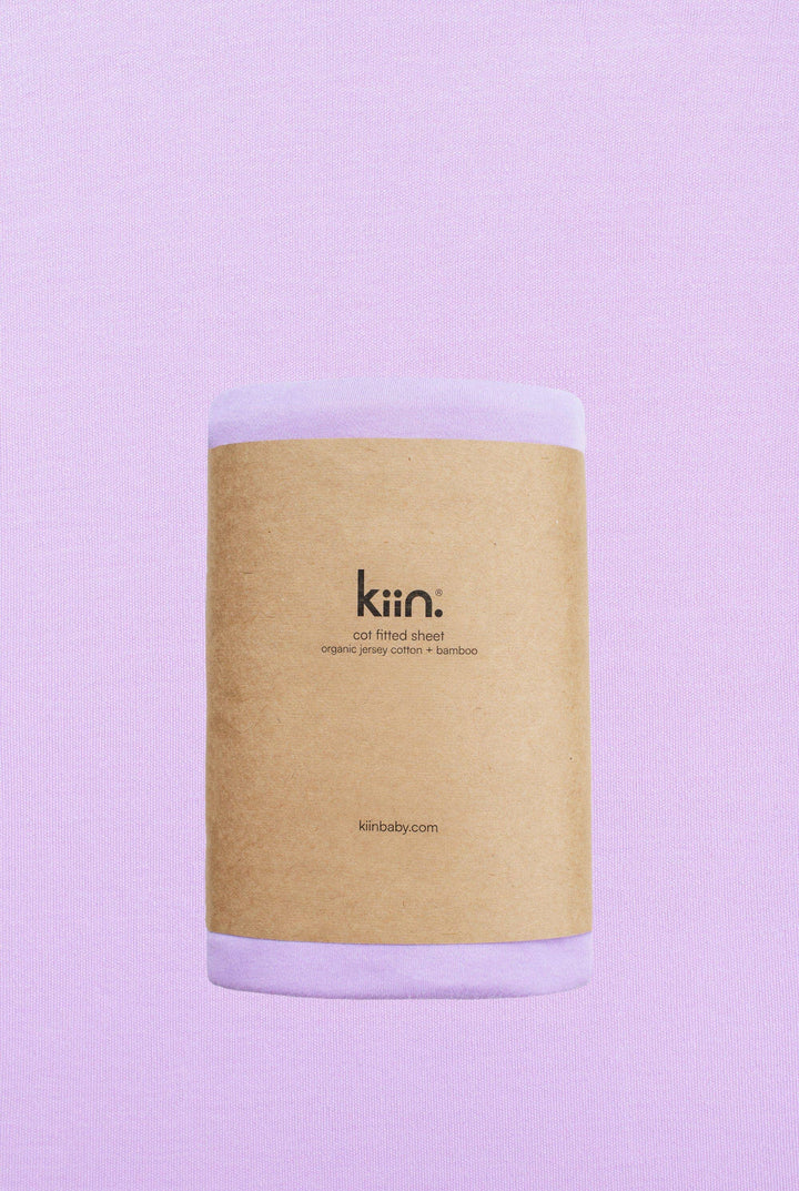 Cot Organic Sheet - Lilac