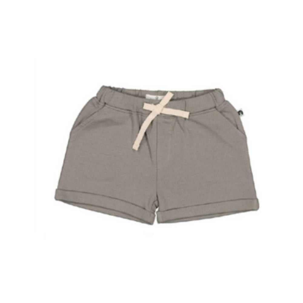Cotton Terry Shorts - Steel/Dark Grey