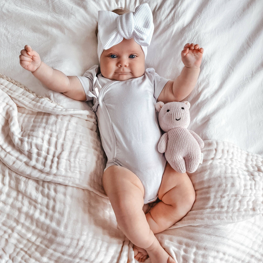 Bamboo/Organic Cotton Willow Bodysuit - Soft Lilac