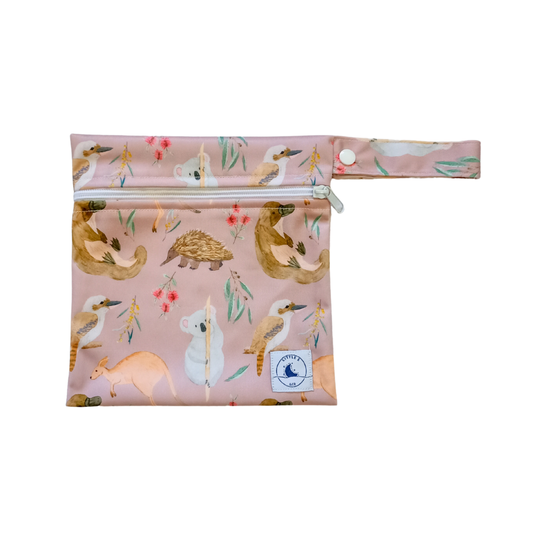 REUSABLE MINI WET BAG - AUS ANIMALS