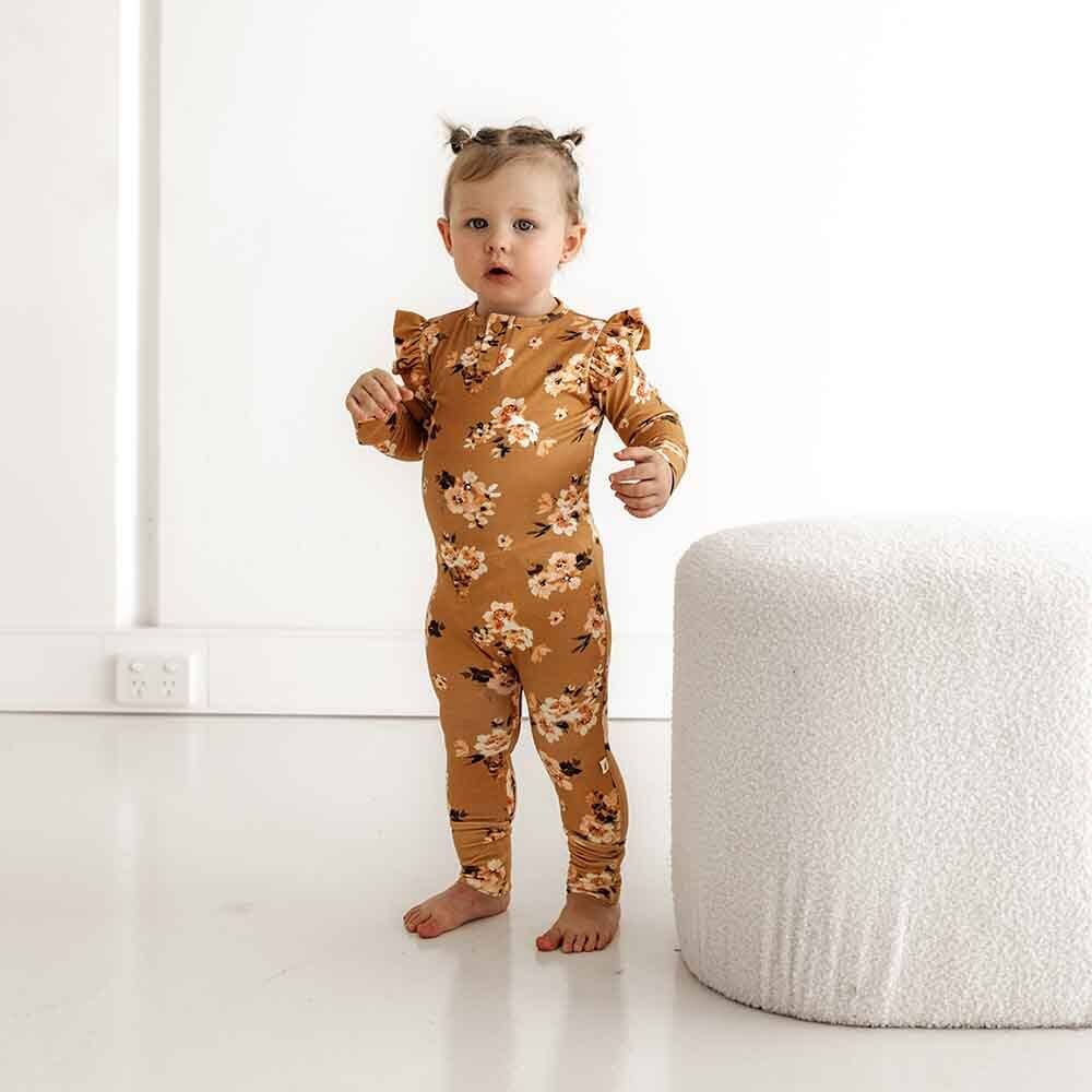 Golden Flower Organic Cotton Growsuit