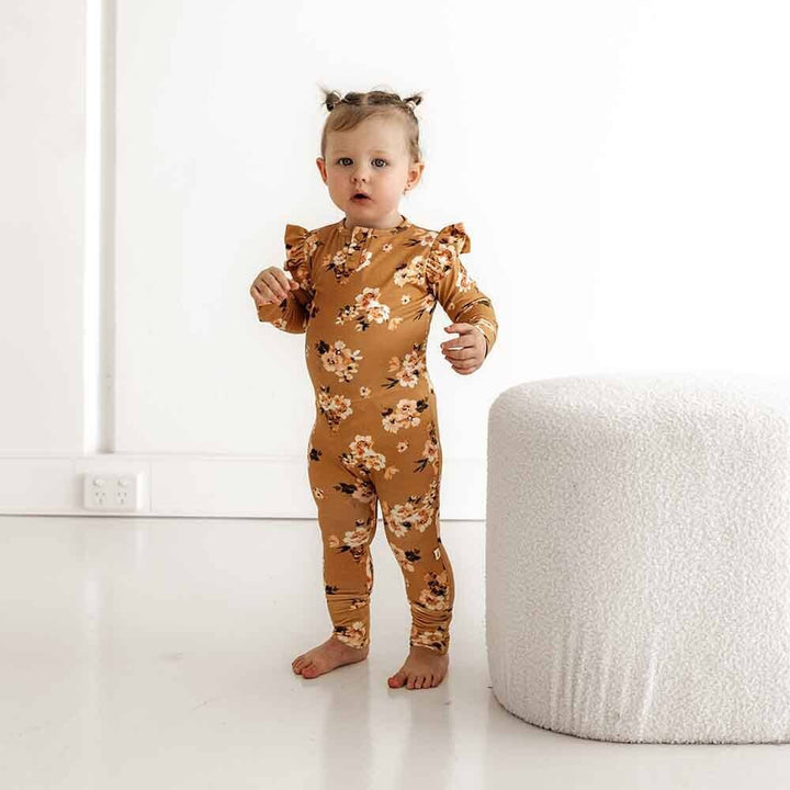 Golden Flower Organic Cotton Growsuit