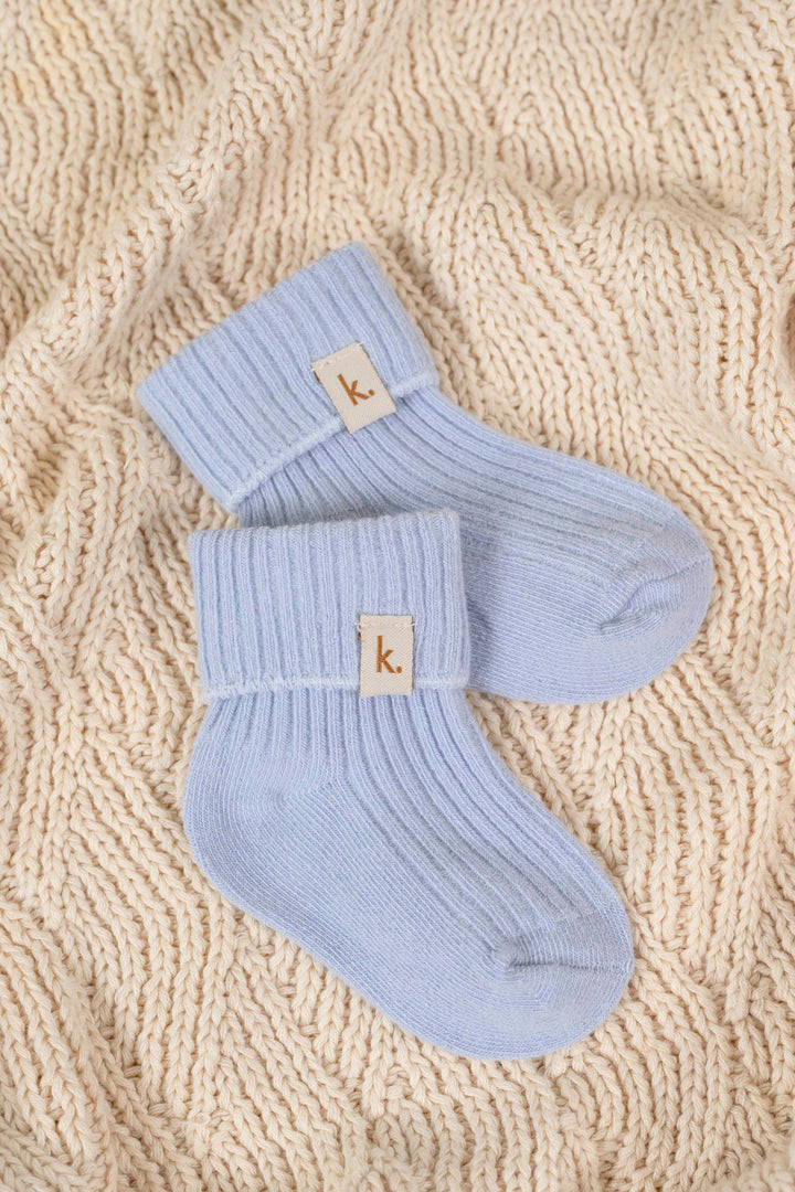 Cotton Ribbed Baby Socks