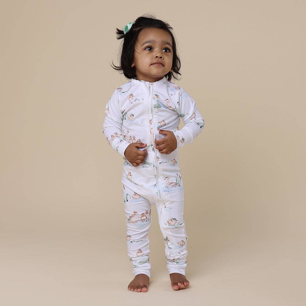 Duck Pond Organic Snugglesuit Convertible Romper