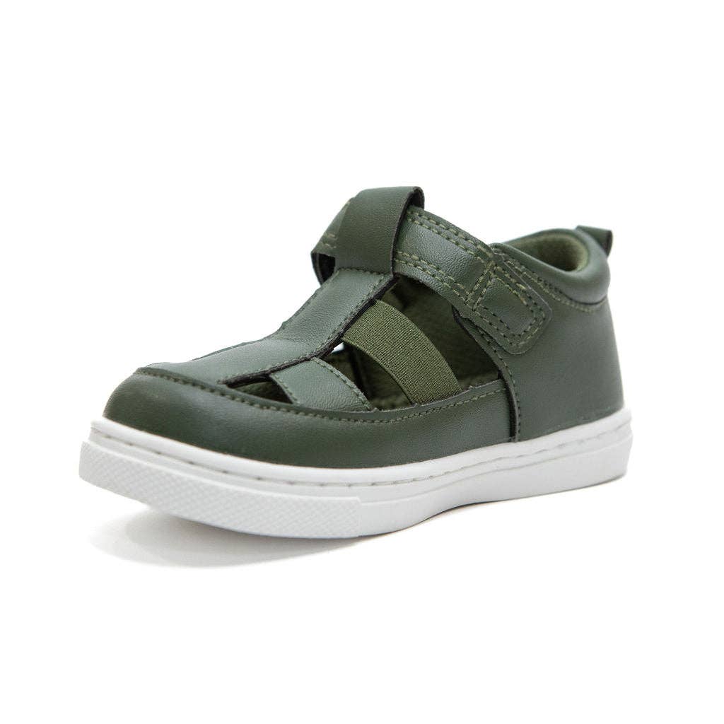 MORGAN green unisex toddler sandals