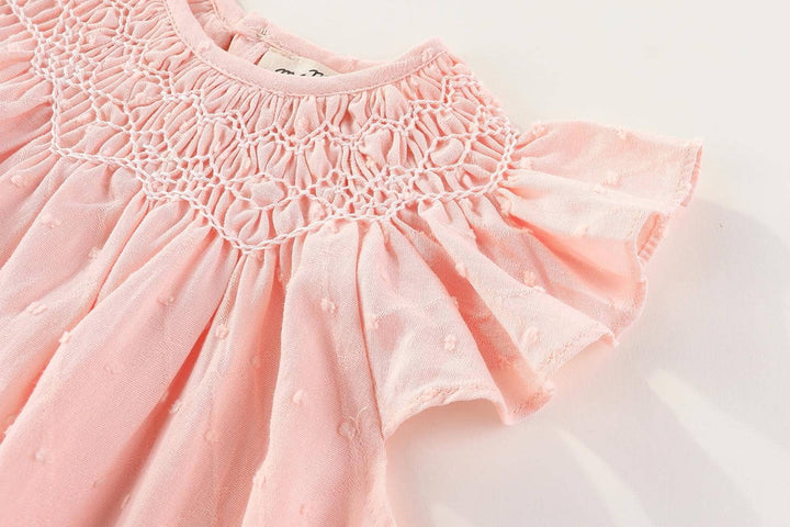 Parisien DRESS:             Pink and White