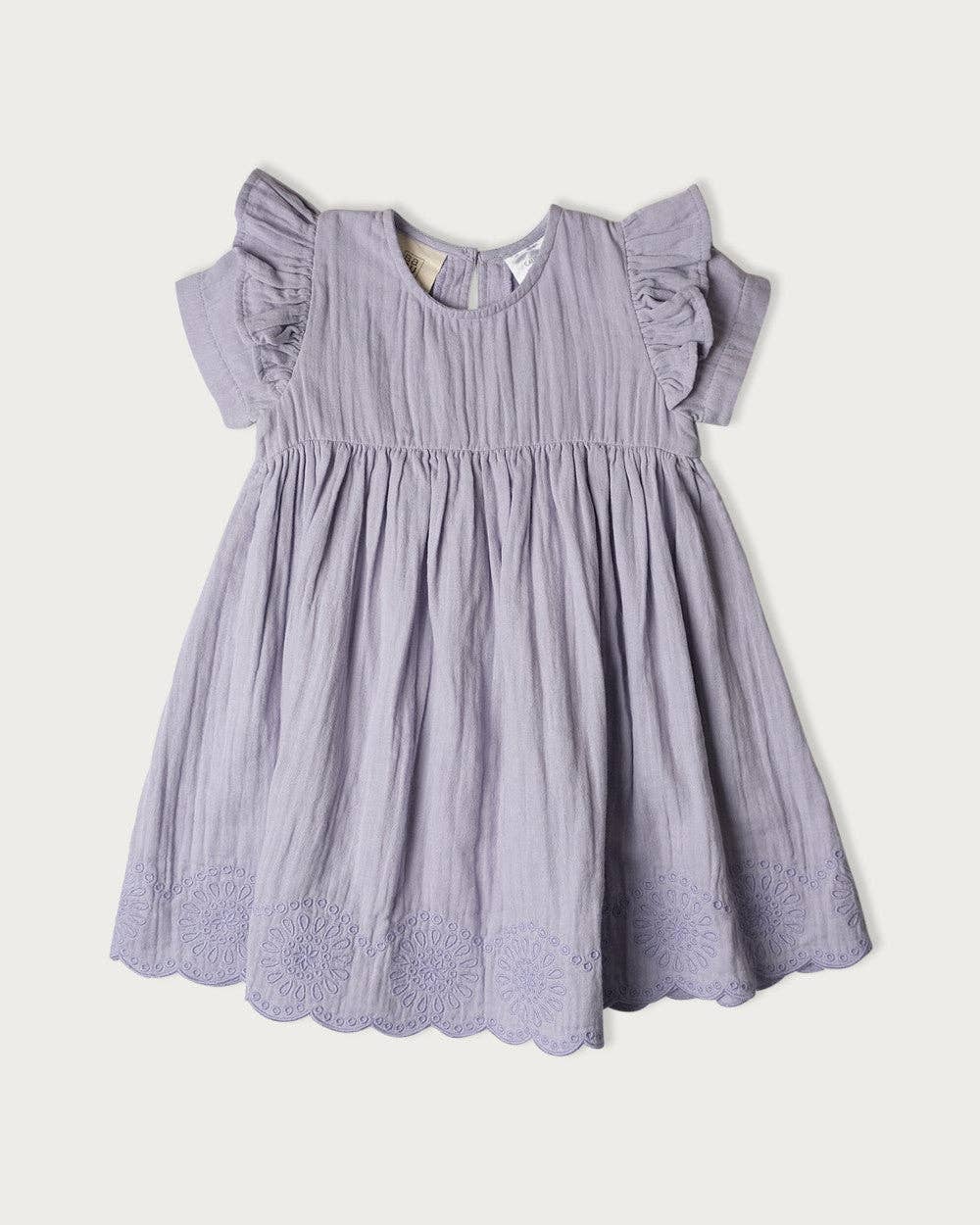 Muslin Charlotte Dress Short Sleeve - Mixed Berry