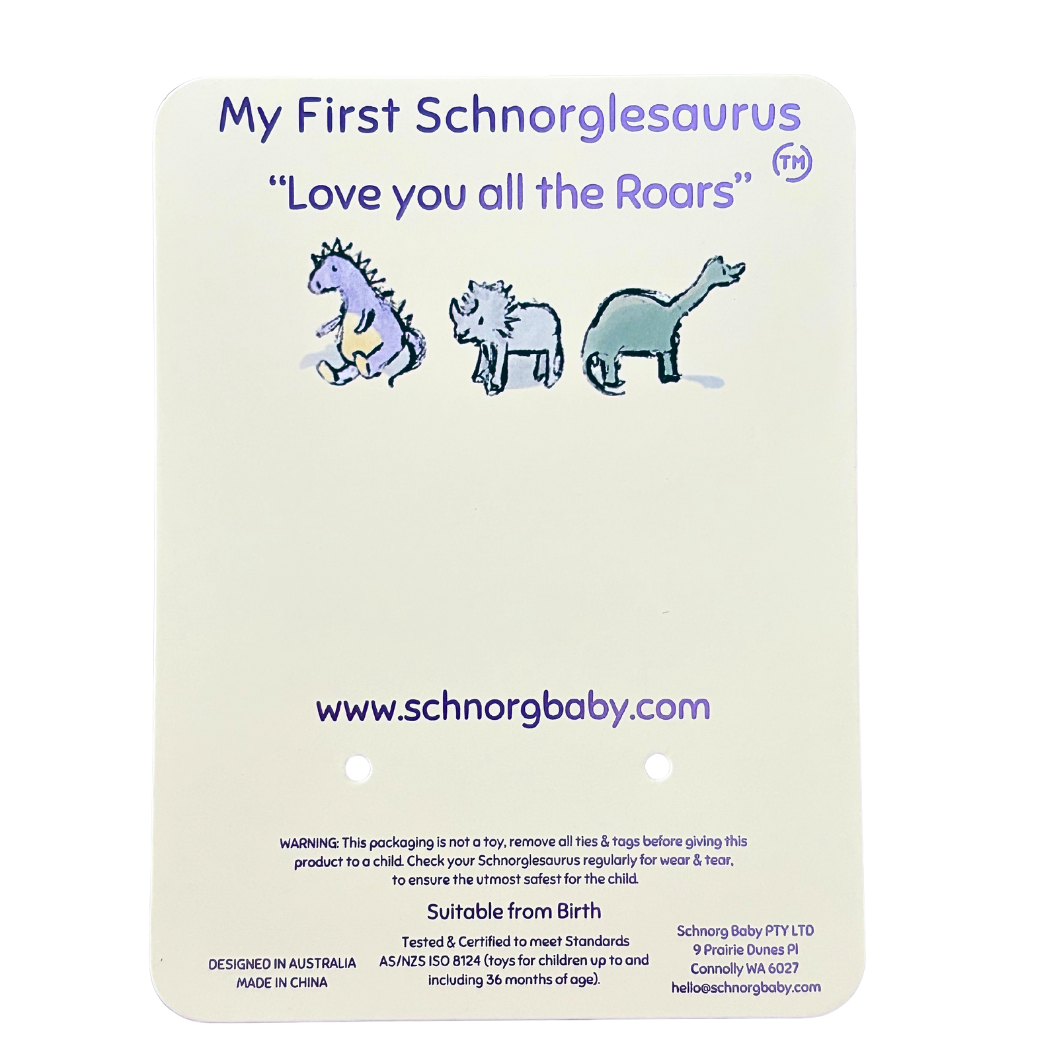 Mini Schnorglesaurus Lily.