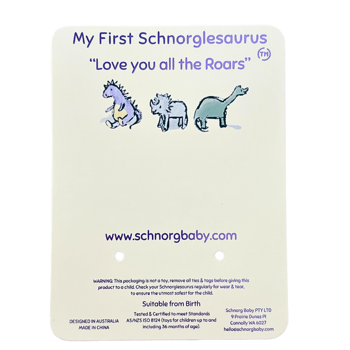 Mini Schnorglesaurus Lily.