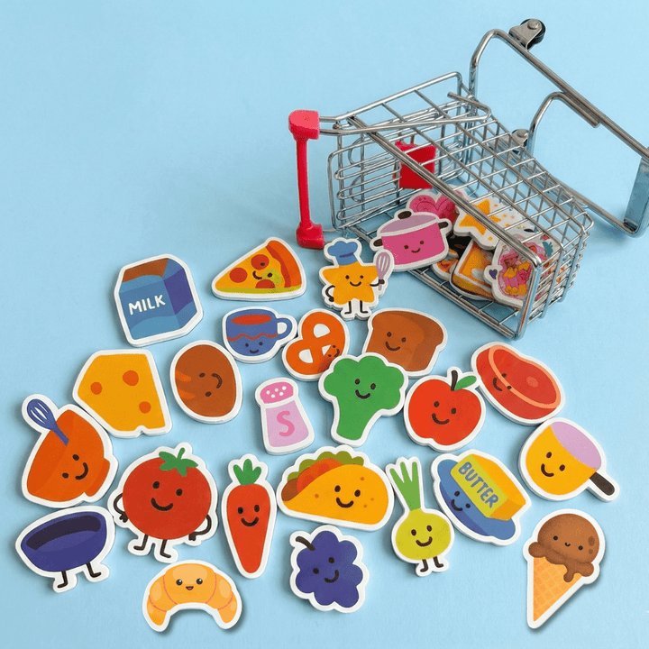 Little Chef Magnet Set | Magnetic Food Play Pieces for Kids