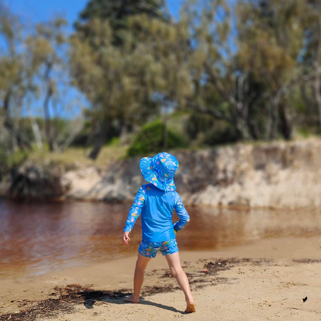 LONG SLEEVE RASHIE ~ OCEAN