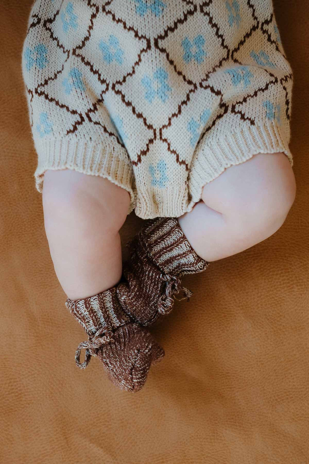 Chunky Cotton Bootie | Chocolate