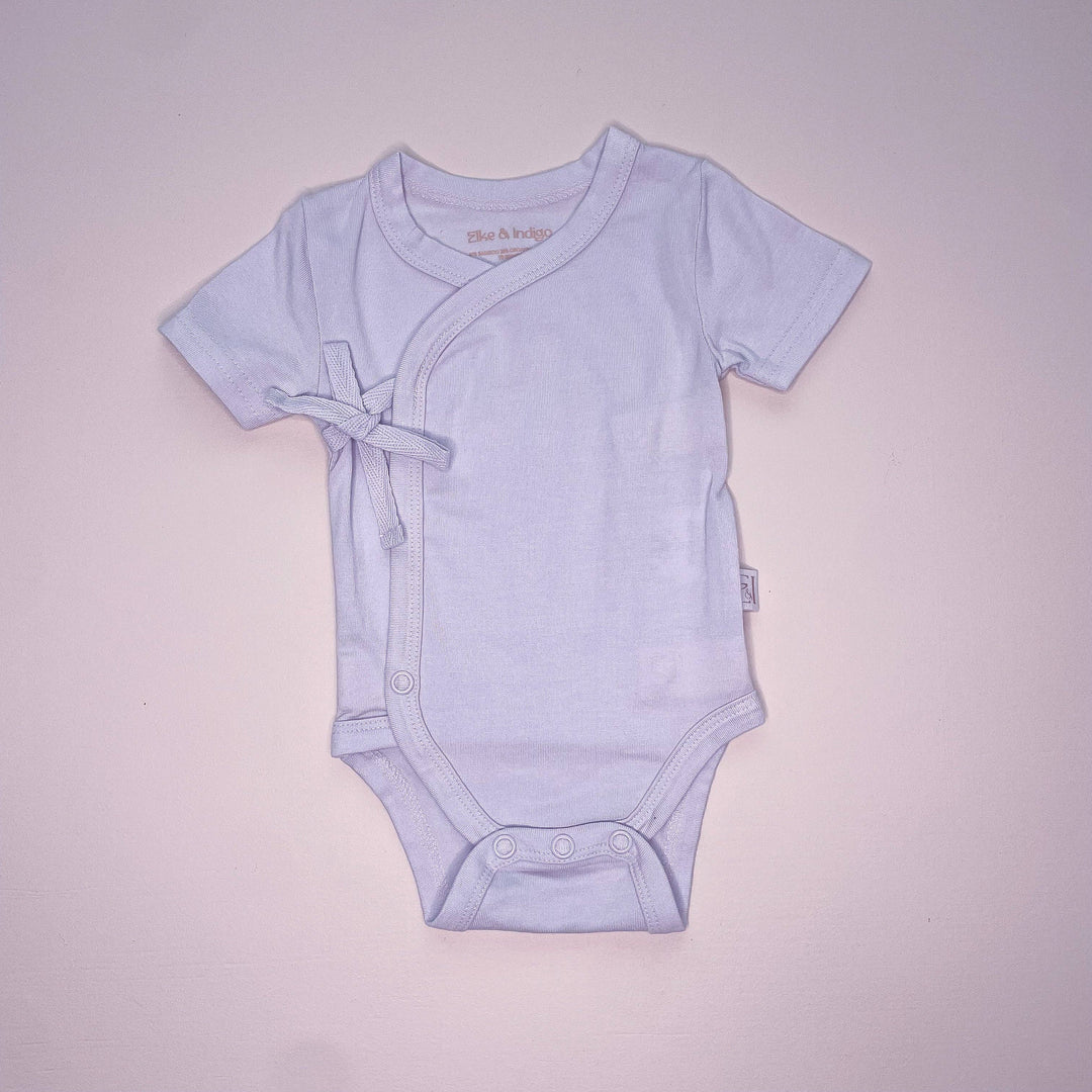 Bamboo/Organic Cotton Willow Bodysuit - Soft Lilac
