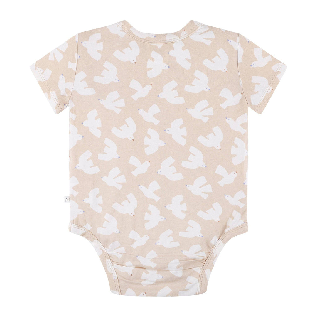 Comfy Bodysuit Short Sleeve - Seagull