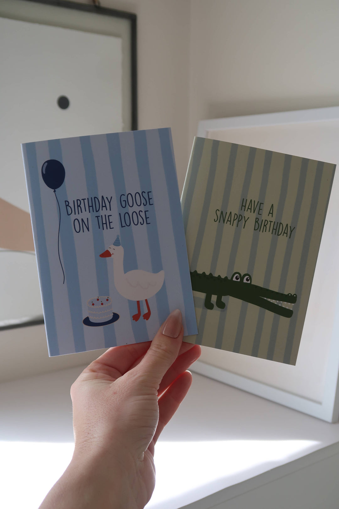 Snappy Birthday Crocodile Greeting Card