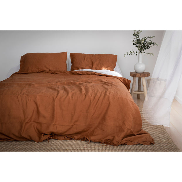 100% Pure Flax Linen Duvet Cover & pillow cases - 25% OFF!