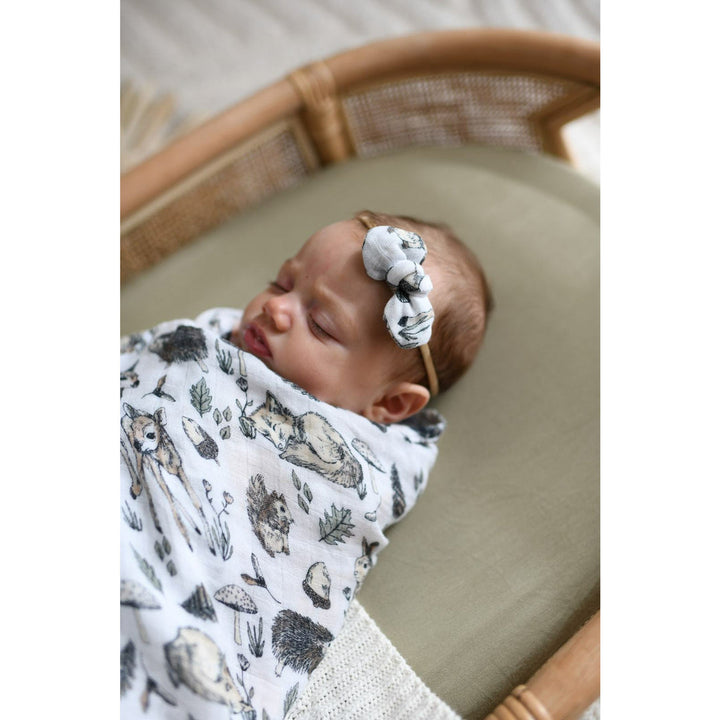 Luna's T Bamboo Muslin Swaddle Baby wrap