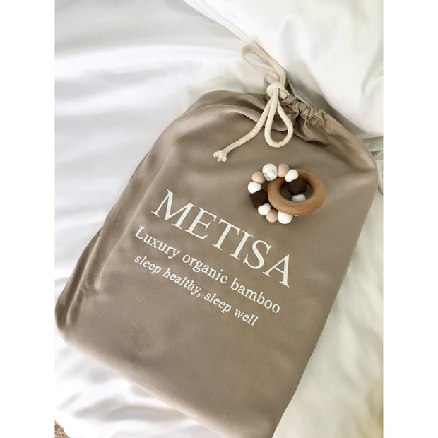 100 Organic Bamboo Cot Sheets Noosa BedBodyBaby