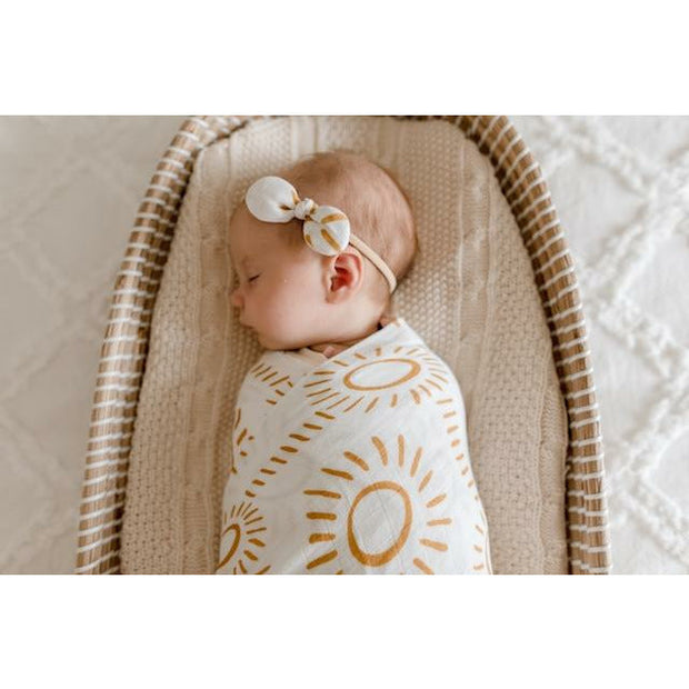 Luna's T Bamboo Muslin Swaddle Baby wrap