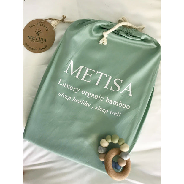 100 Organic Bamboo Cot Sheets Noosa BedBodyBaby