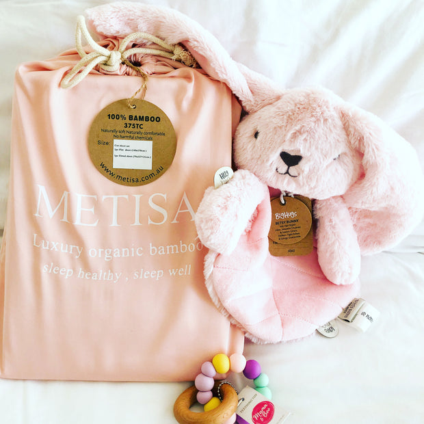 100 Organic Bamboo Cot Sheets Noosa BedBodyBaby