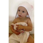 Baby hooded bamboo bath towels &amp; wash cloth  noosabedbodybaby