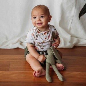 Snuggle Hunny Short Sleeve Body suit - Dino