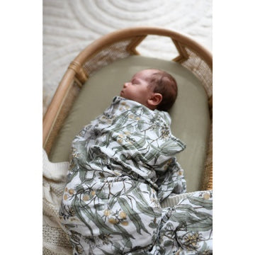 Luna's T Bamboo Muslin Swaddle Baby wrap